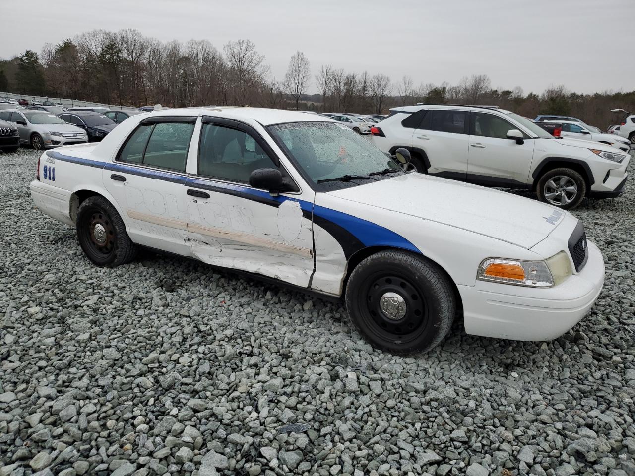 2011 Ford Crown Victoria VIN 2FABP7BV9BX175752 Copart auction photo, side / minor dent/scratches damage thumbnail 4