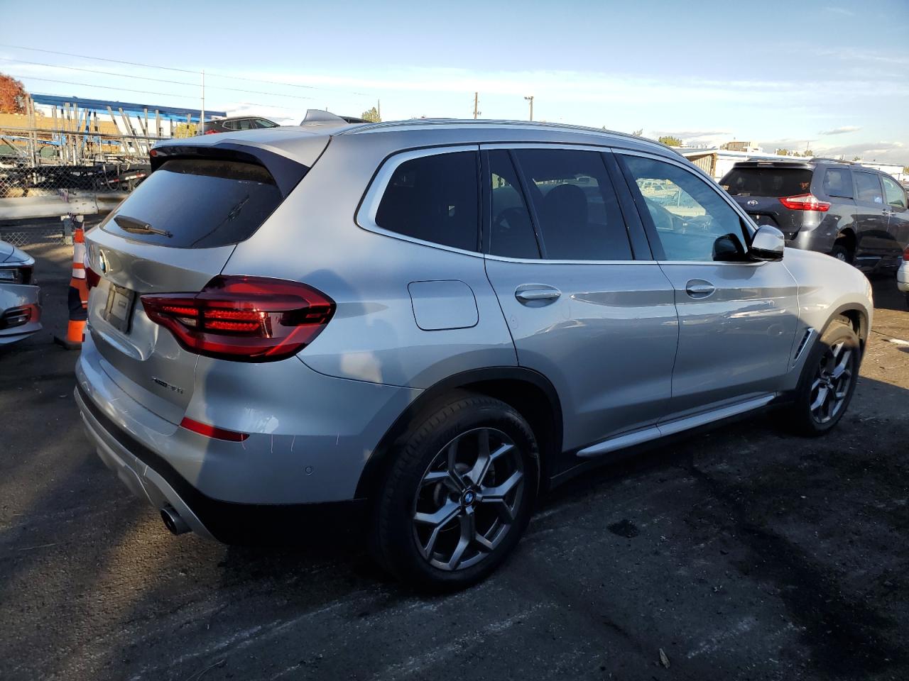 2021 BMW X3 VIN 5UXTY5C04M9E22516 Copart auction photo, undercarriage damage thumbnail 3