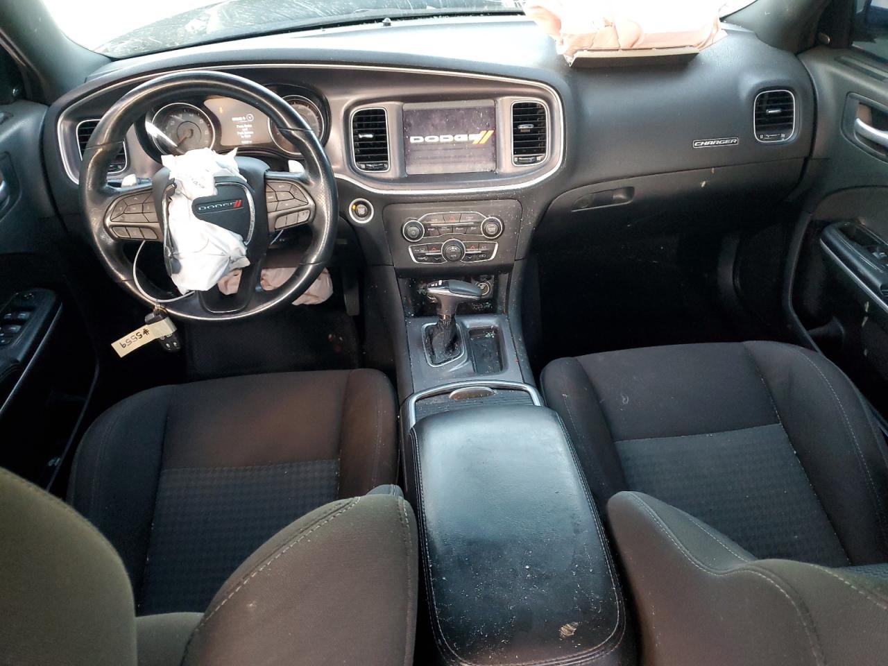 2019 Dodge Charger VIN 2C3CDXHG7KH686973 Copart auction photo, front end / top/roof damage thumbnail 8