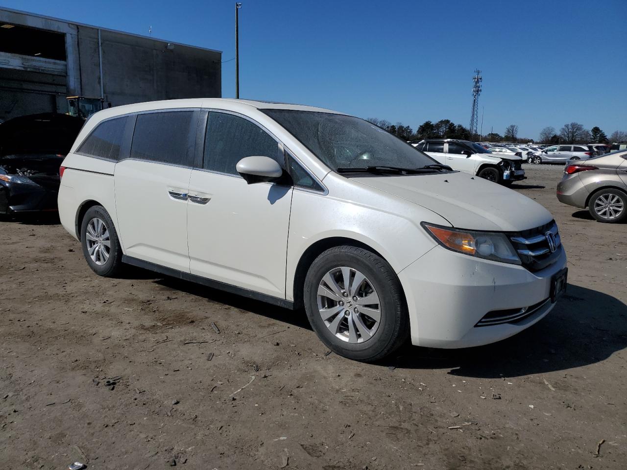 2016 Honda Odyssey VIN 5FNRL5H62GB119958 Copart auction photo, side damage thumbnail 4
