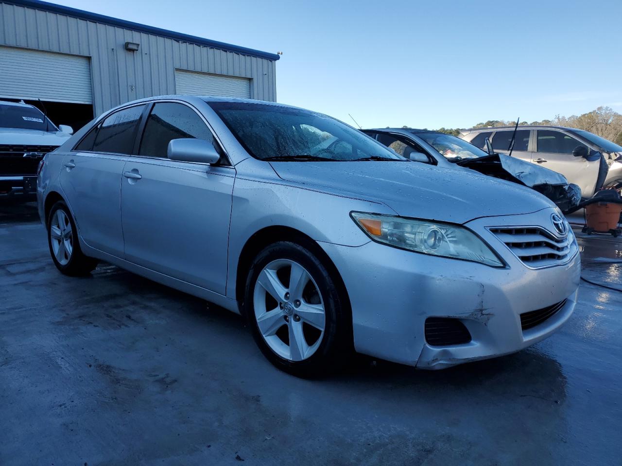 2011 Toyota Camry VIN 4T1BF3EK5BU698017 Copart auction photo, side damage thumbnail 4