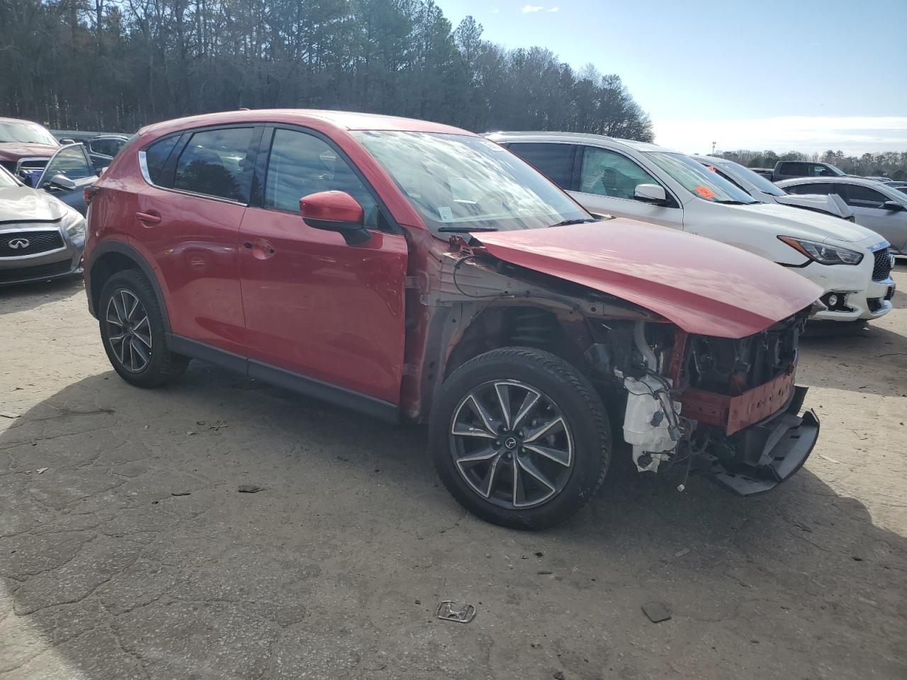 2017 Mazda CX-5 VIN JM3KFADL1H0172445 Copart auction photo, front end damage thumbnail 4