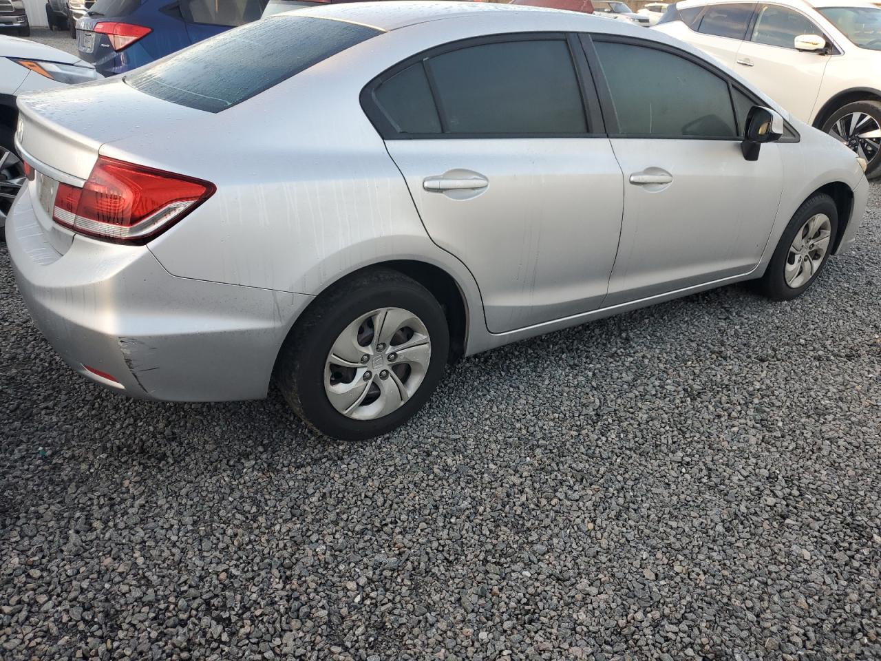 2013 Honda Civic VIN 19XFB2F56DE032208 Copart auction photo, water/flood damage thumbnail 3