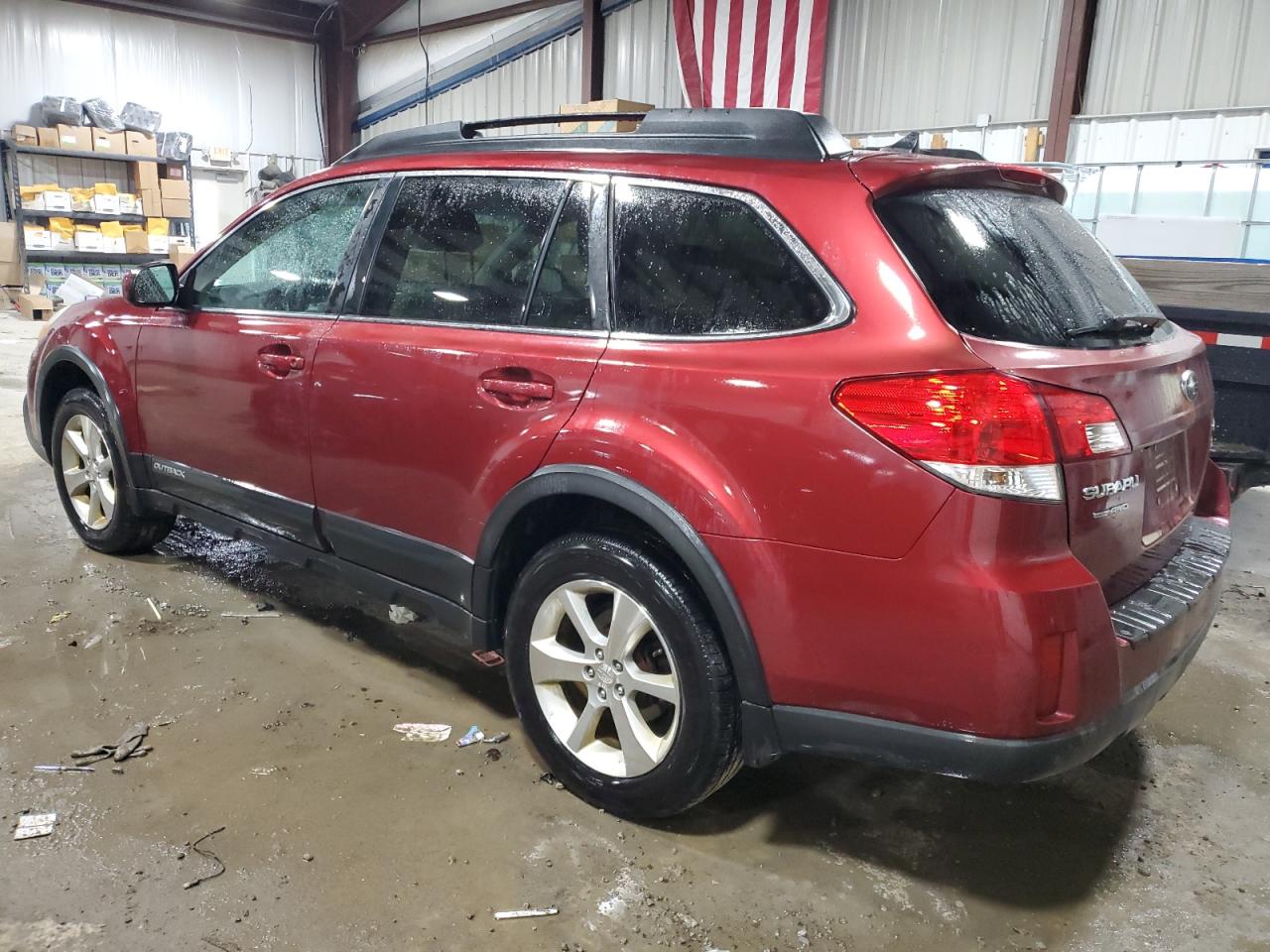 2014 Subaru Outback VIN 4S4BRBLC1E3216330 Copart auction photo, front end / side damage thumbnail 2