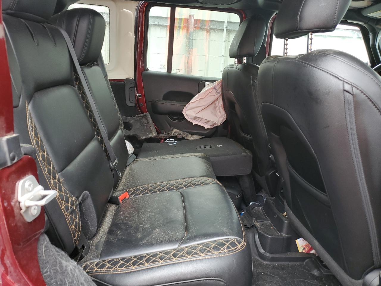 2021 Jeep Wrangler VIN 1C4HJXEN5MW684835 Copart auction photo, rear end damage thumbnail 10