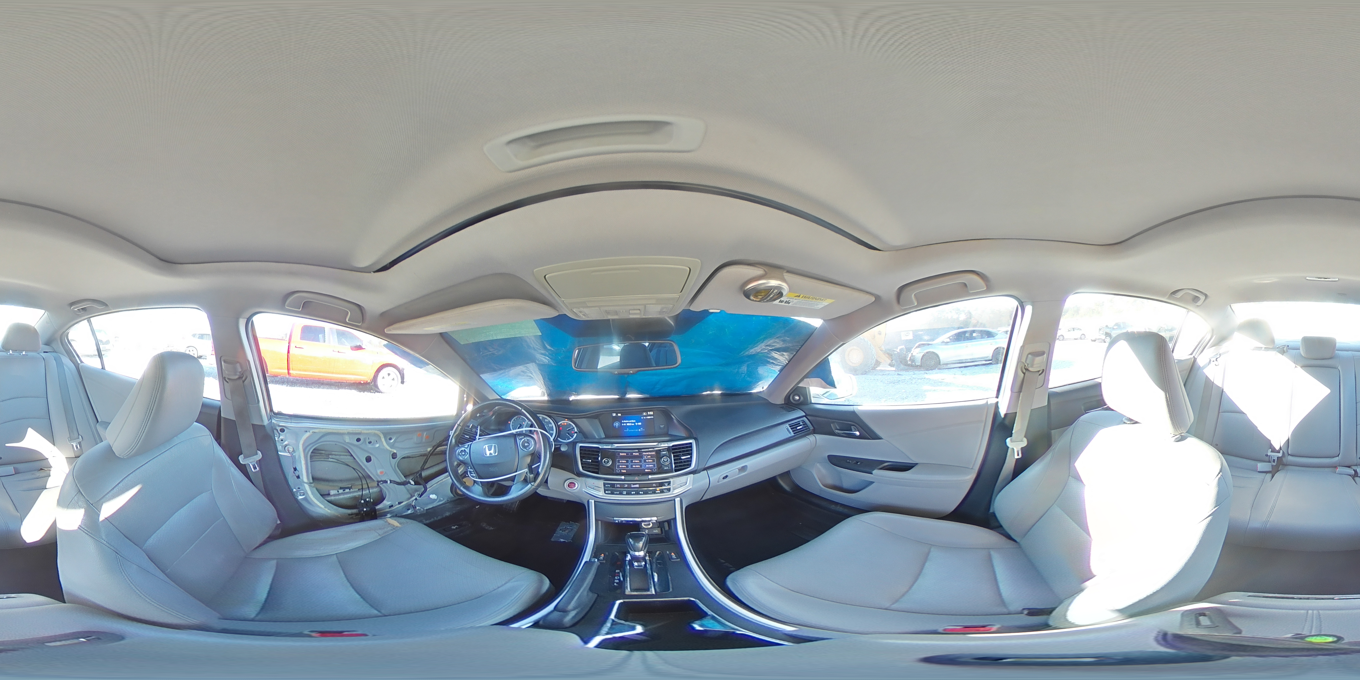 2014 Honda Accord VIN 1HGCR2F81EA130321 Copart auction photo, side / rear end damage thumbnail 15