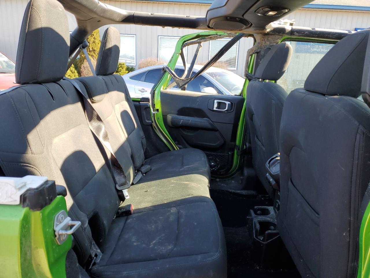 2018 Jeep Wrangler VIN 1C4HJXENXJW250129 Copart auction photo, rollover damage thumbnail 10