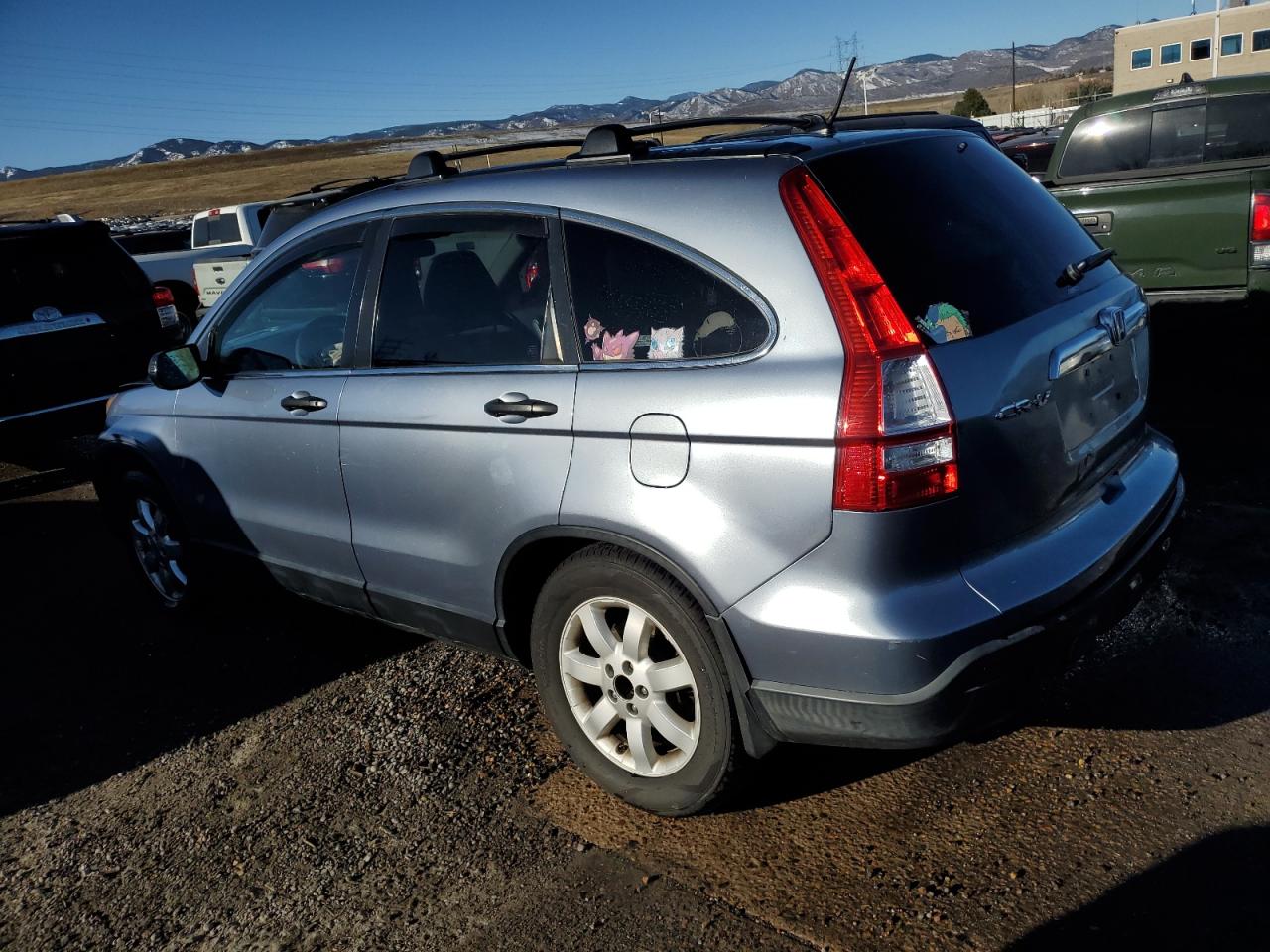 2007 Honda CR-V VIN JHLRE48527C008693 Copart auction photo, front end damage thumbnail 2