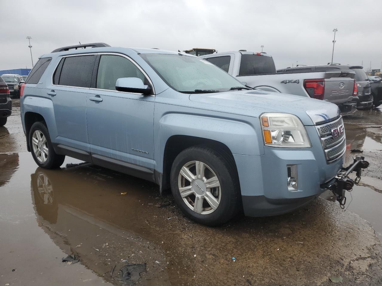 2014 GMC Terrain VIN 2GKALSEK9E6279114 Copart auction photo, undercarriage / mechanical damage thumbnail 4