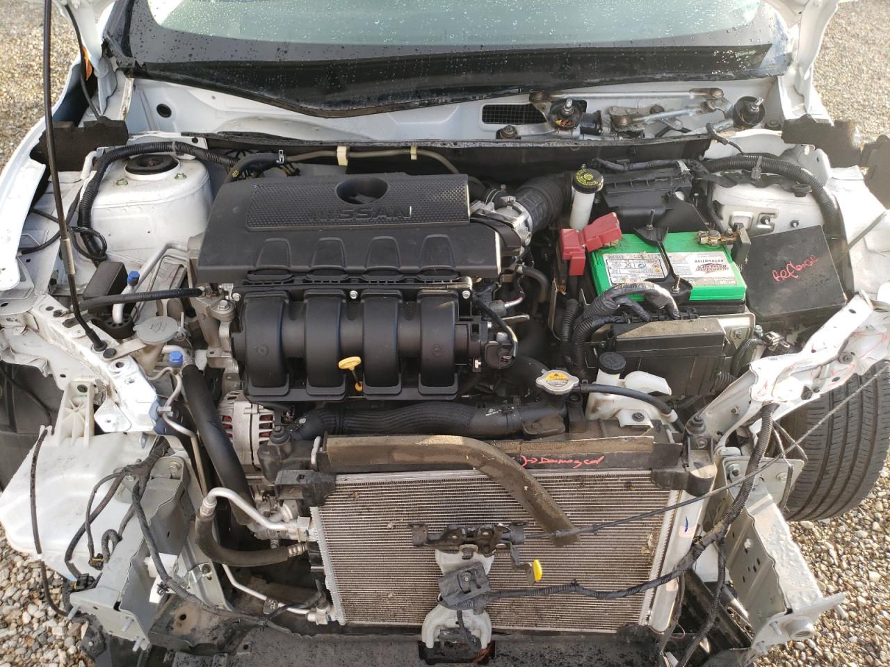 2019 Nissan Sentra VIN 3N1AB7AP0KY400445 Copart auction photo, front end damage thumbnail 12