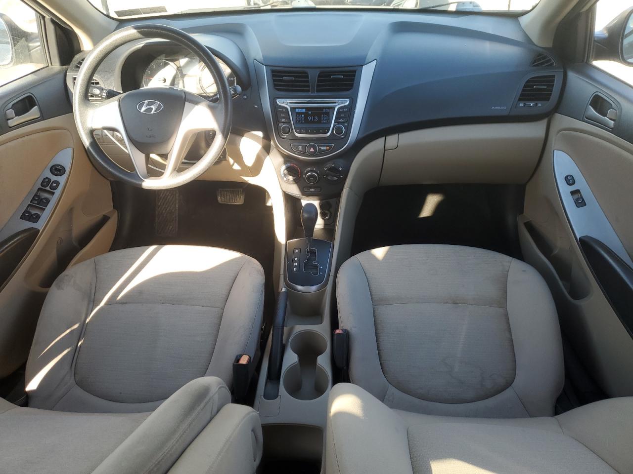 2016 Hyundai Accent VIN KMHCT4AE4GU068421 Copart auction photo, front end damage thumbnail 8