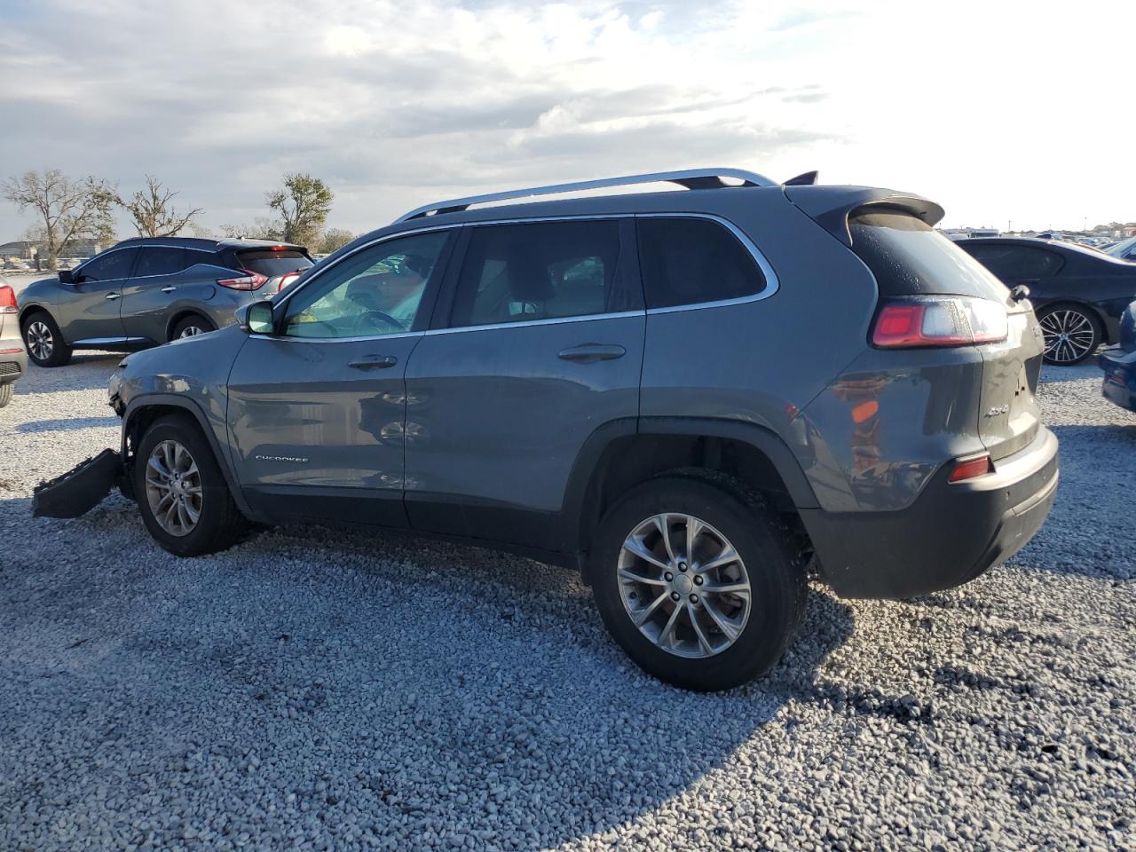 2021 Jeep Grand Cherokee VIN 1C4PJMLB7MD192919 Copart auction photo, front end / side damage thumbnail 2