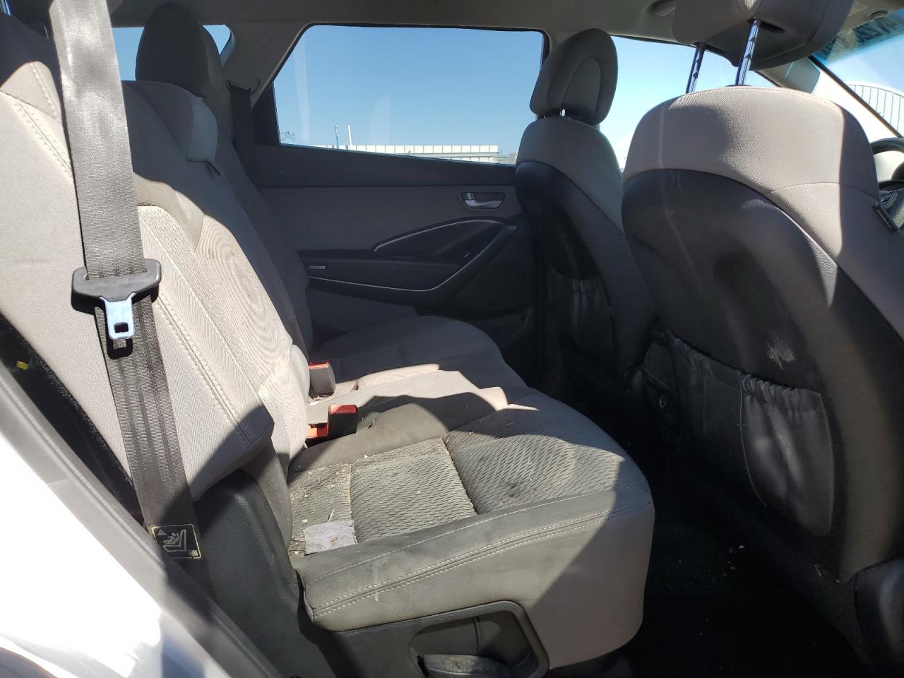 2017 Hyundai Santa Fe VIN KM8SM4HF6HU183739 Copart auction photo, rear end / side damage thumbnail 11