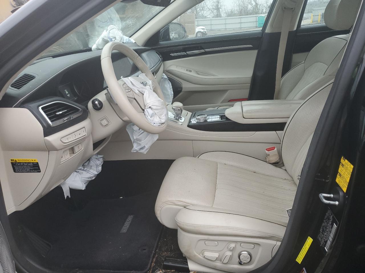 2022 Genesis G90 VIN KMTF54PHXNU096588 Copart auction photo, front end damage thumbnail 7