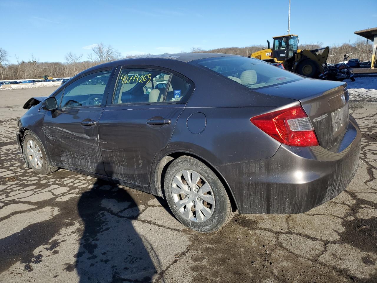 2012 Honda Civic VIN 2HGFB2F59CH529306 Copart auction photo, front end / minor dent/scratches damage thumbnail 2