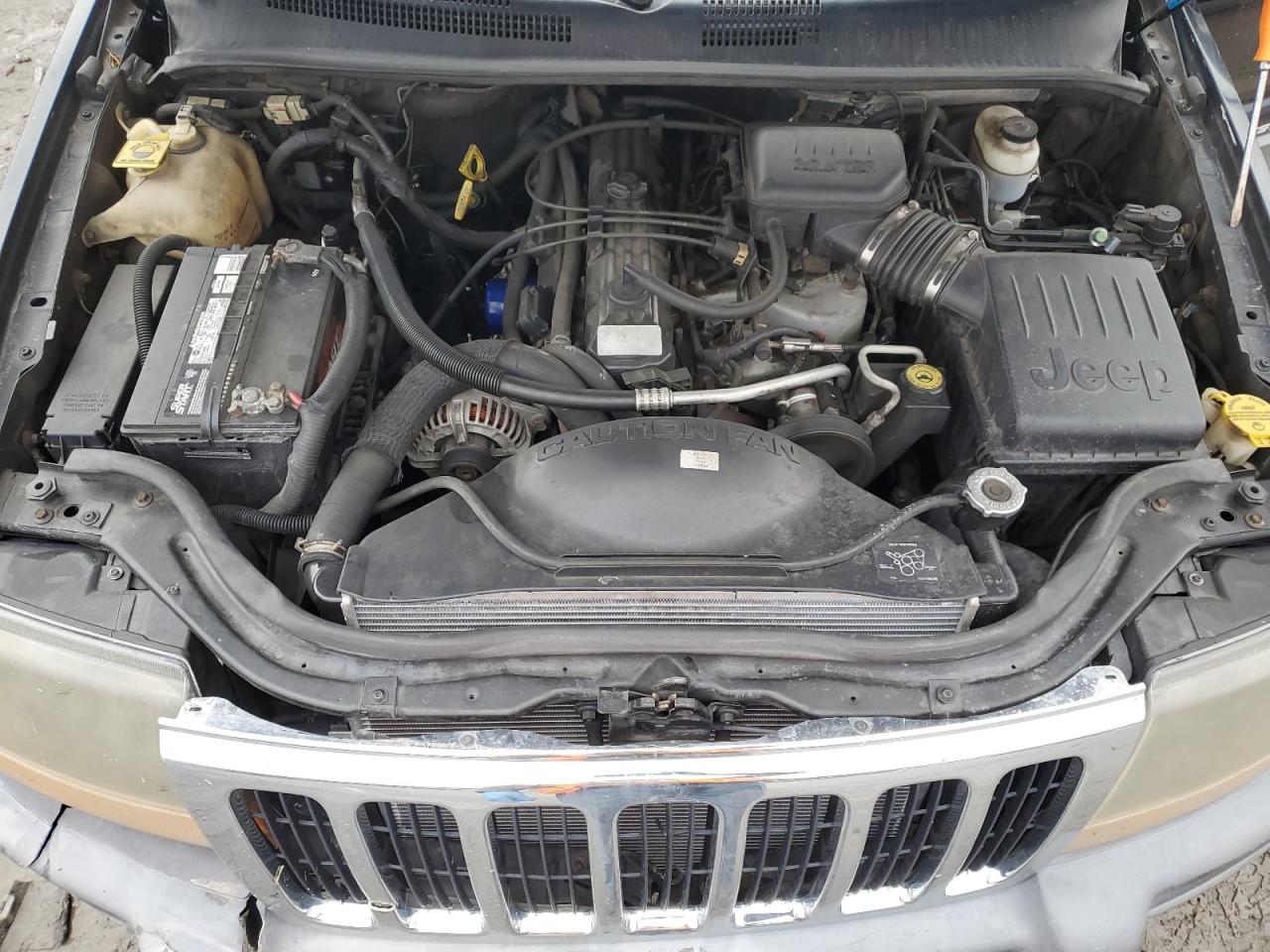 2002 Jeep Grand Cherokee VIN 1J4GX48S82C155222 Copart auction photo, front end damage thumbnail 12