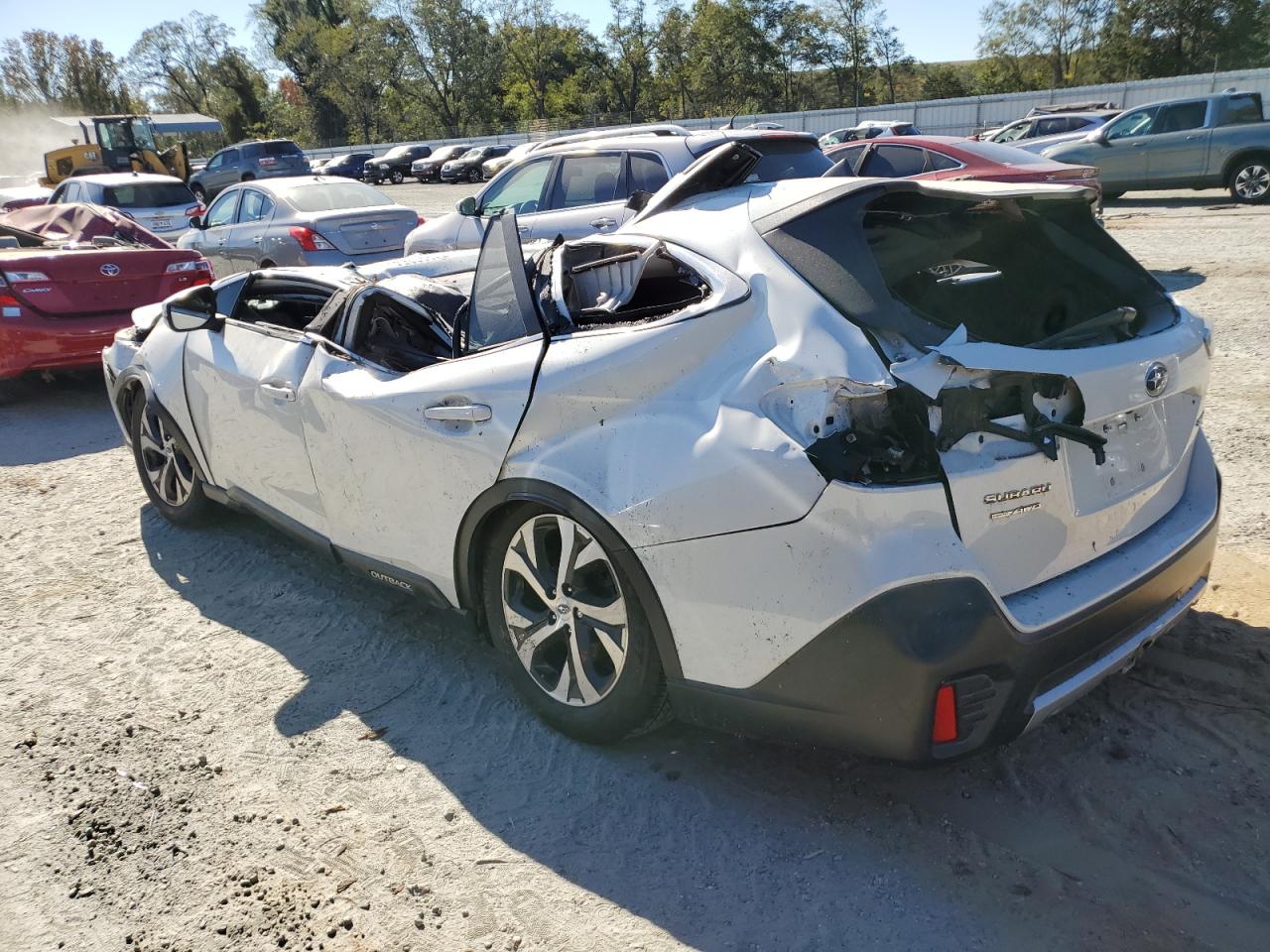 2020 Subaru Outback VIN 4S4BTANC9L3116627 Copart auction photo, top/roof / all over damage thumbnail 2
