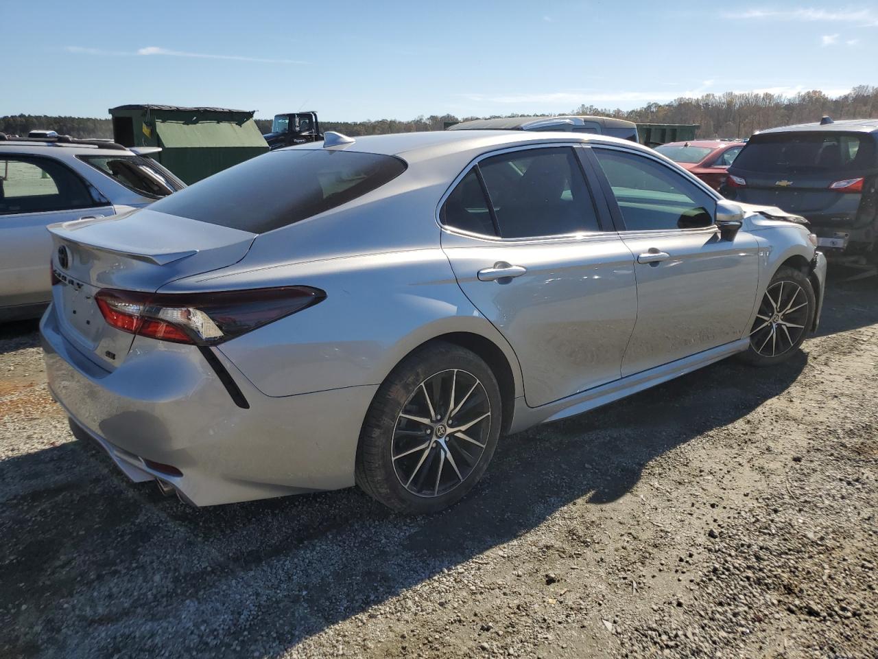 2022 Toyota Camry VIN 4T1T11AK2NU623616 Copart auction photo, front end damage thumbnail 3