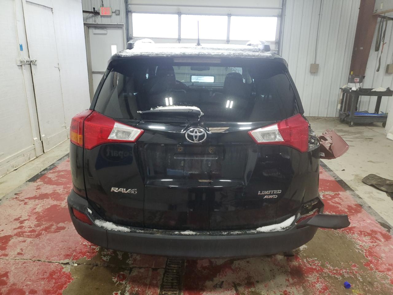 2013 Toyota RAV 4 VIN 2T3DFREV1DW036192 Copart auction photo, rear end damage thumbnail 6