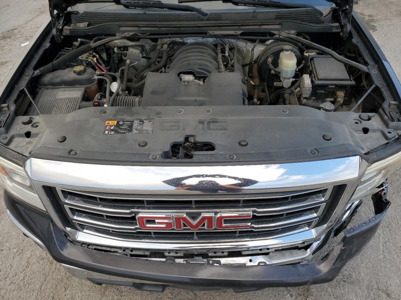 2014 GMC Sierra VIN 1GTR1UEH3EZ149869 Copart auction photo, front end / undercarriage damage thumbnail 12