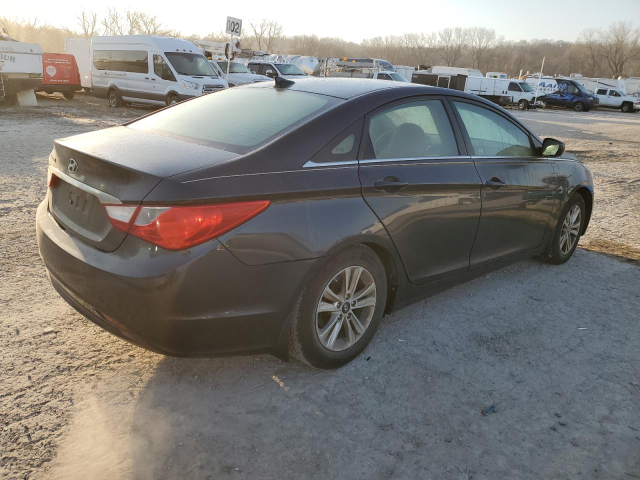 2012 Hyundai Sonata VIN 5NPEB4AC9CH419911 Copart auction photo, vandalism / minor dent/scratches damage thumbnail 3