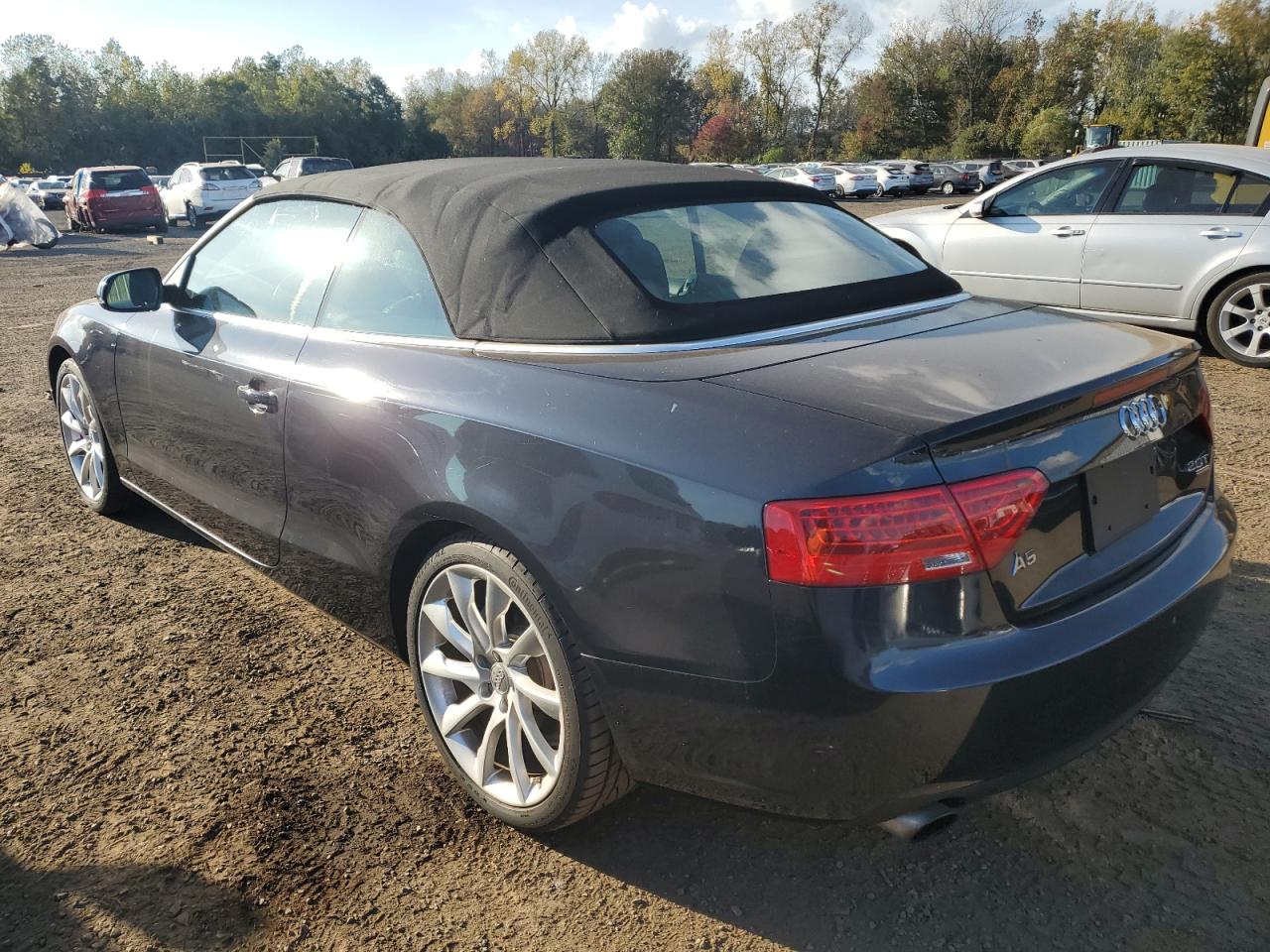 2014 Audi A5 VIN WAULFAFH5EN002252 Copart auction photo, front end / minor dent/scratches damage thumbnail 2