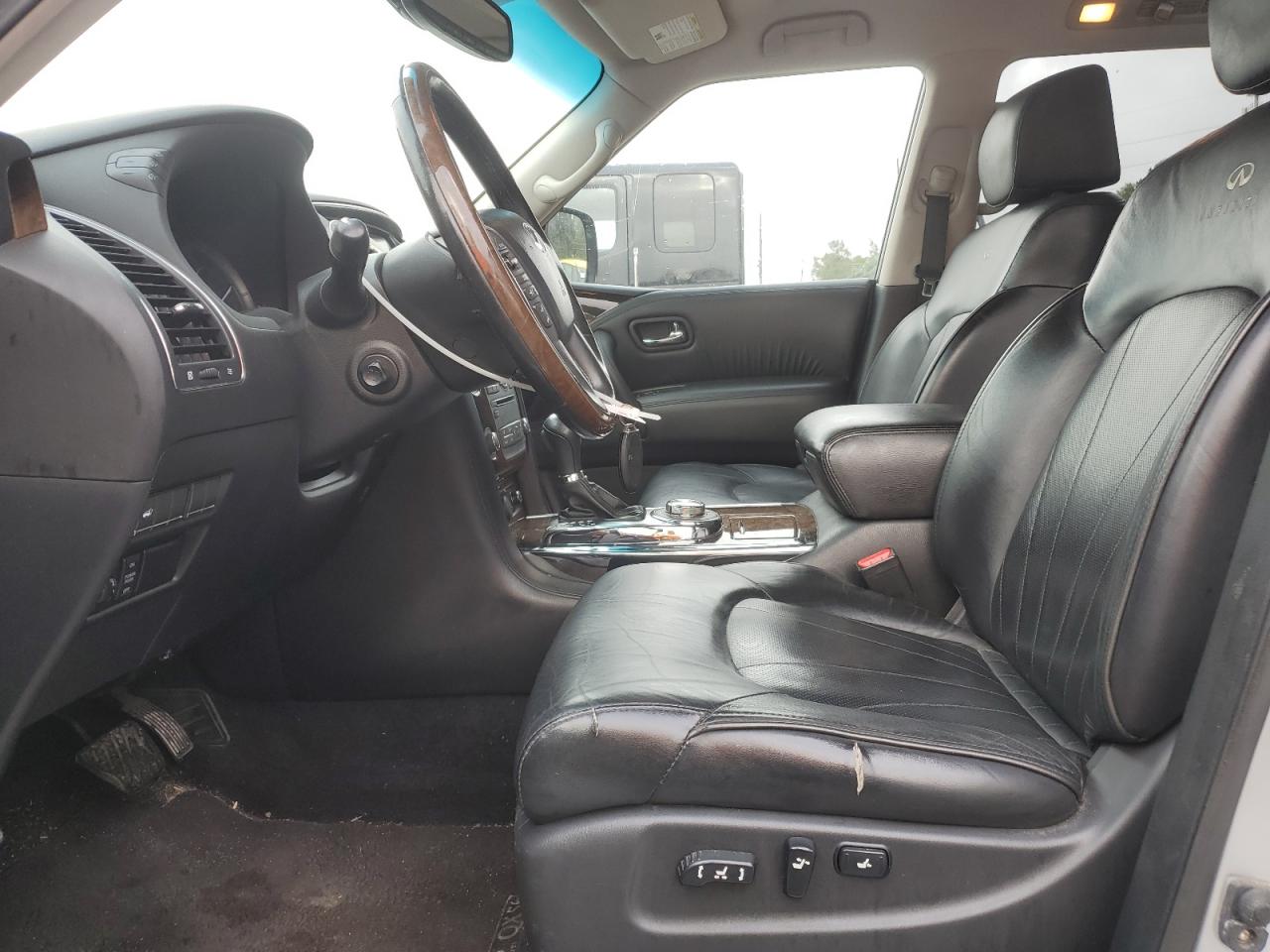 2013 Infiniti QX56 VIN JN8AZ2NC2D9350227 Copart auction photo, rear end / front end damage thumbnail 7