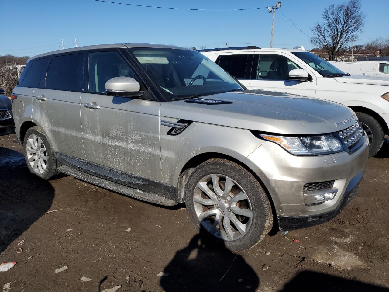 2014 Land Rover Range Rover VIN SALWR2WF8EA327375 Copart auction photo, front end damage thumbnail 4