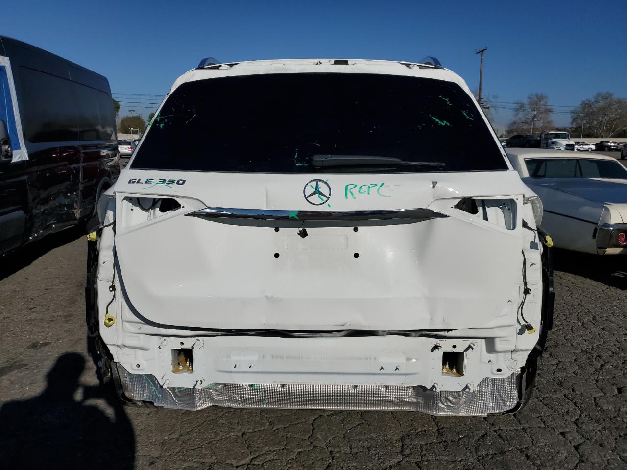 2021 Mercedes-Benz GLE VIN 4JGFB4JE8MA460802 Copart auction photo, rear end damage thumbnail 6