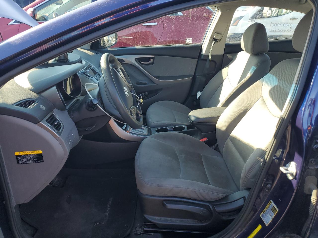 2013 Hyundai Elantra VIN 5NPDH4AE3DH183169 Copart auction photo, rear end / top/roof damage thumbnail 7