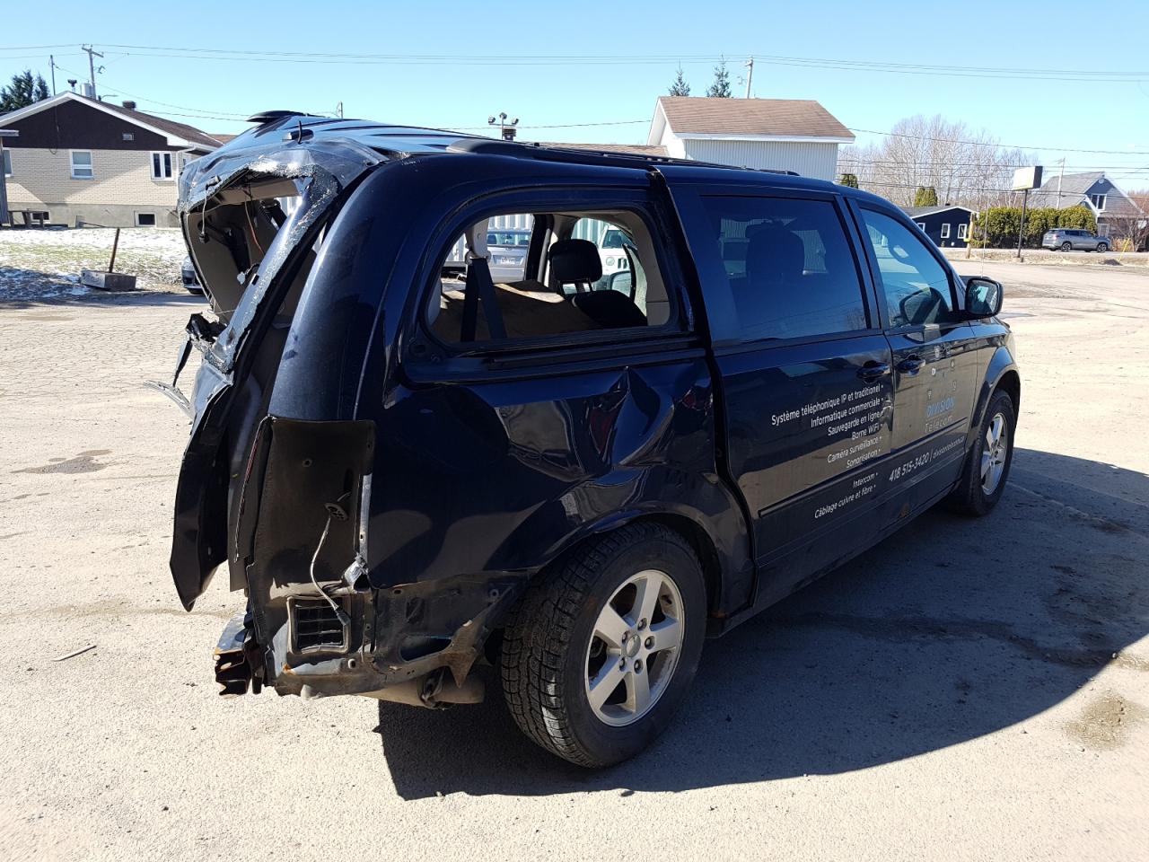 2011 Dodge Caravan VIN 2D4RN4DG4BR652073 Copart auction photo, all over damage thumbnail 3