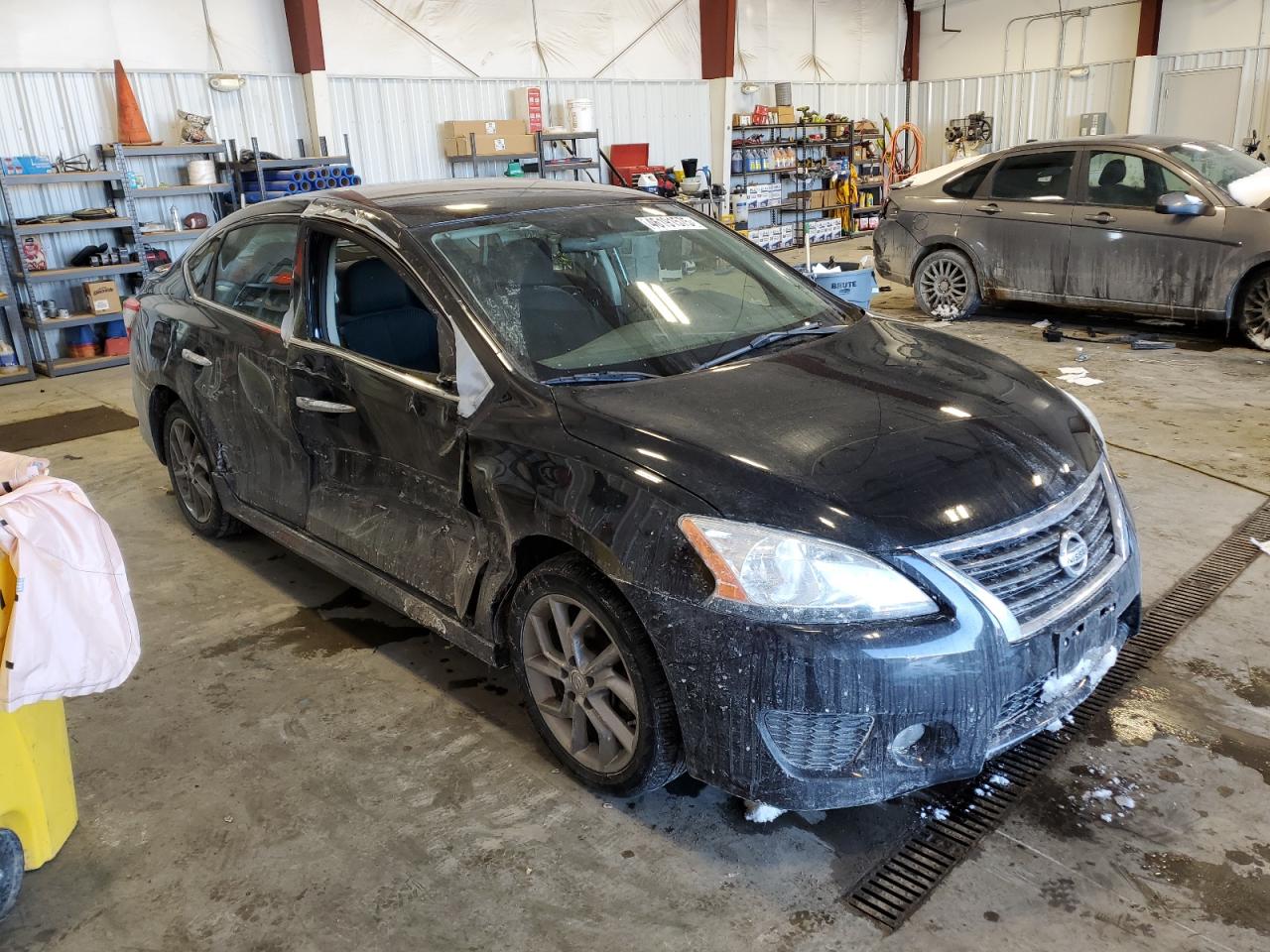 2015 Nissan Sentra VIN 3N1AB7AP5FY340264 Copart auction photo, side damage thumbnail 4
