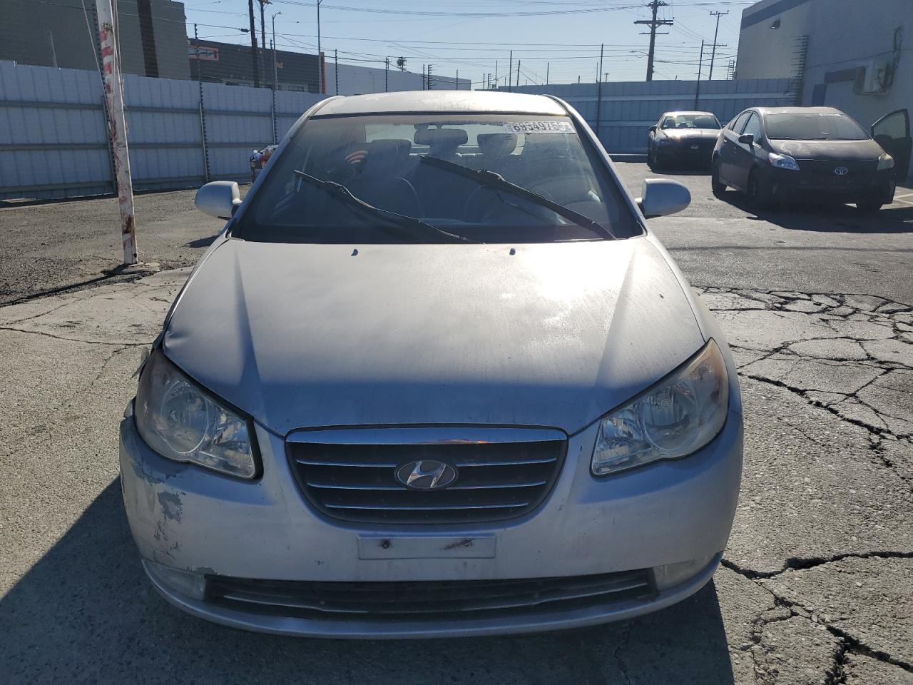 2007 Hyundai Elantra VIN KMHDU46DX7U246706 Copart auction photo, front end damage thumbnail 5