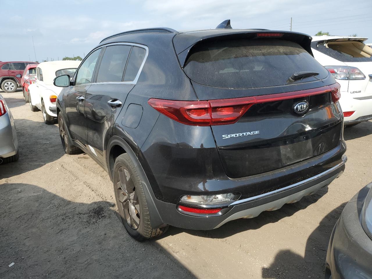 2020 KIA Sportage VIN KNDP63AC8L7631114 Copart auction photo, water/flood damage thumbnail 2