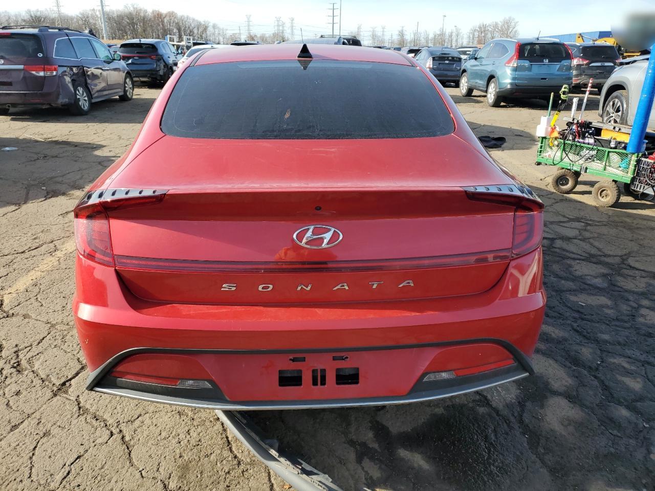2021 Hyundai Sonata VIN 5NPEG4JA5MH081487 Copart auction photo, front end damage thumbnail 6