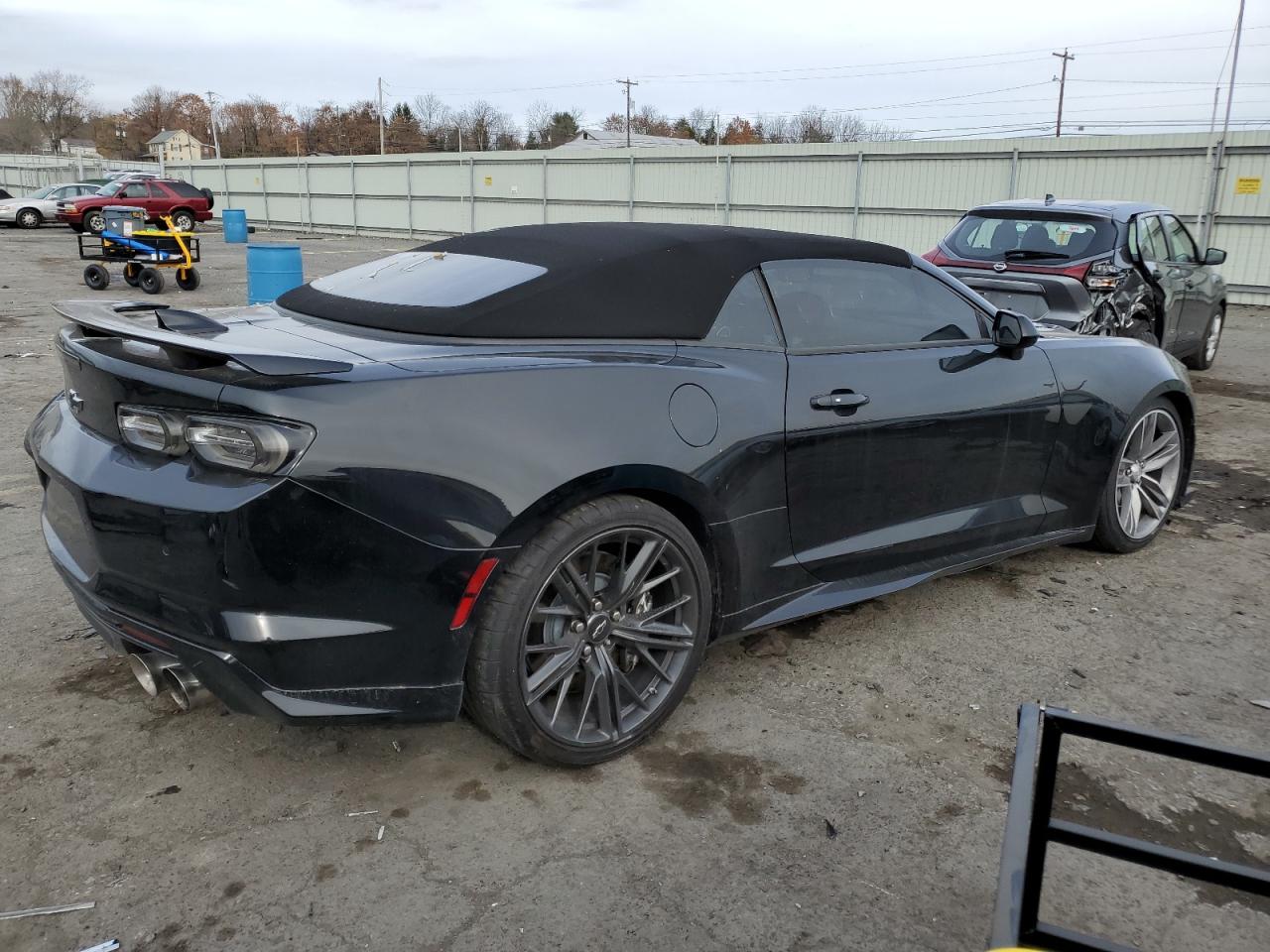 2020 Chevrolet Camaro VIN 1G1FK3D63L0103303 Copart auction photo, undercarriage / front end damage thumbnail 3