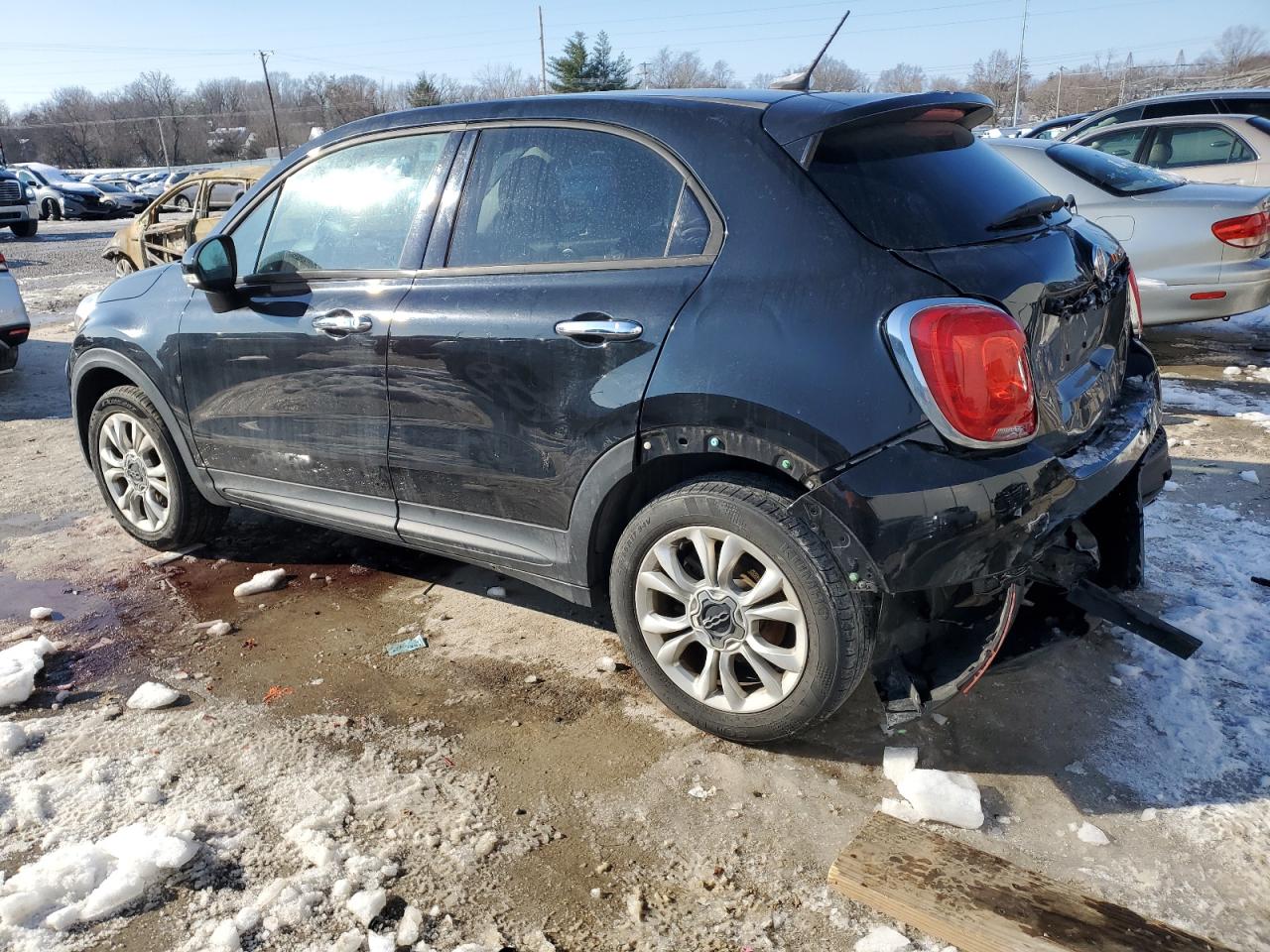 2016 Fiat 500 VIN ZFBCFXBT5GP425438 Copart auction photo, rear end damage thumbnail 2