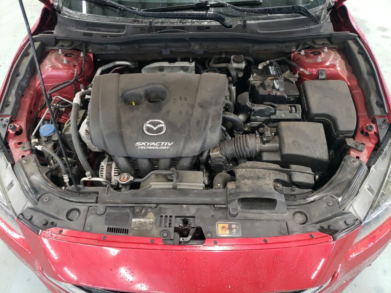 2017 Mazda 3 VIN JM1BN1W39H1104039 Copart auction photo, rear end / side damage thumbnail 12