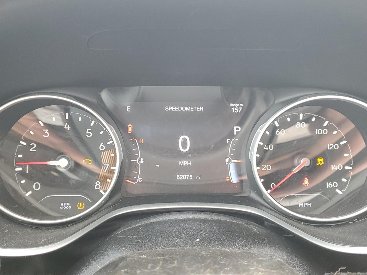 2019 Jeep Compass VIN 3C4NJCAB5KT616142 Copart auction photo, side damage thumbnail 9