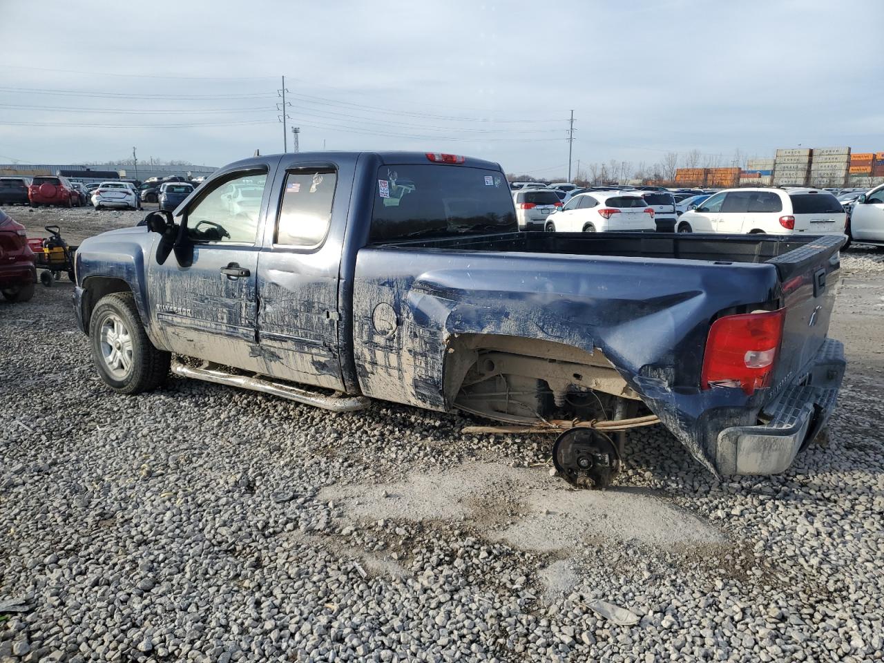 2011 Chevrolet Silverado VIN 1GCRKSE39BZ164782 Copart auction photo, rear end / front end damage thumbnail 2