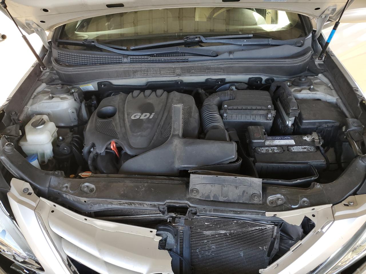 2012 Hyundai Sonata VIN 5NPEB4AC9CH320411 Copart auction photo, front end / side damage thumbnail 11