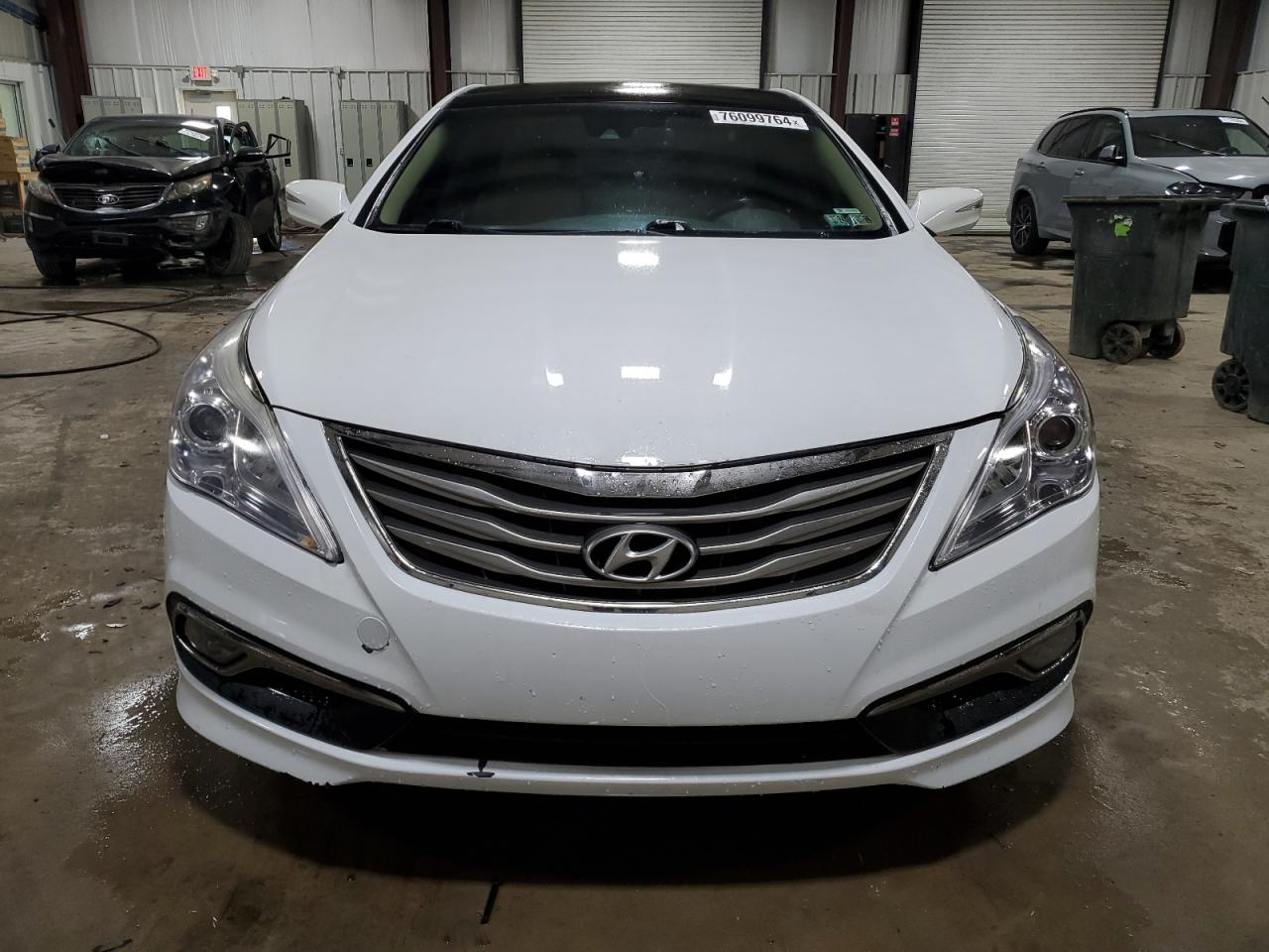 2015 Hyundai Azera VIN KMHFH4JG1FA448378 Copart auction photo, front end damage thumbnail 5