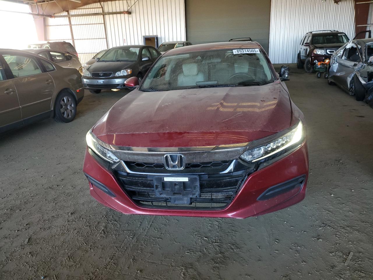 2018 Honda Accord VIN 1HGCV1F19JA015260 Copart auction photo, all over damage thumbnail 5