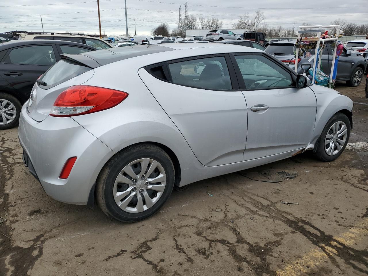 2016 Hyundai Veloster VIN KMHTC6AD4GU279377 Copart auction photo, front end damage thumbnail 3