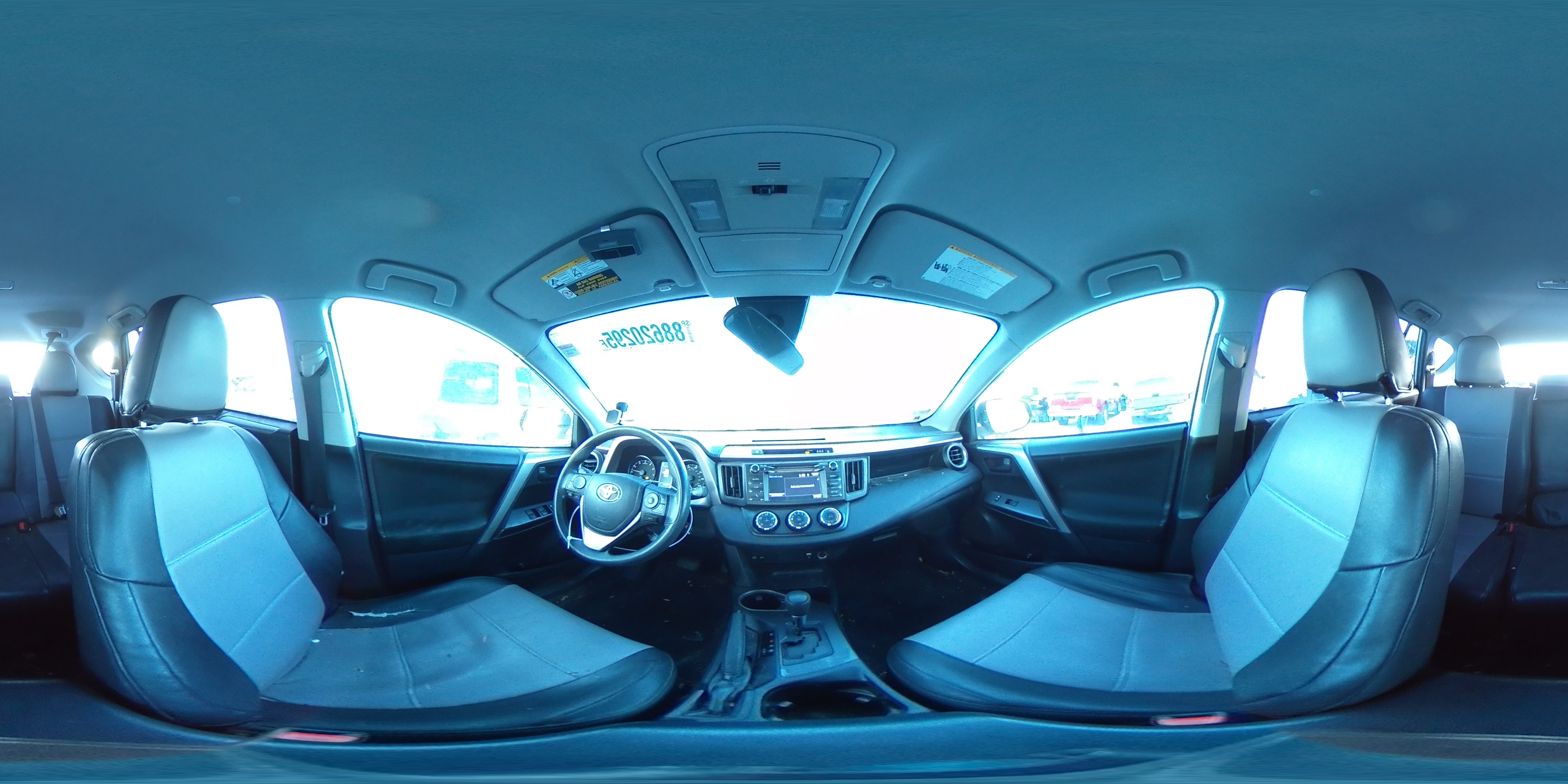 2018 Toyota RAV 4 VIN JTMBFREV7JJ234583 Copart auction photo, rear end damage thumbnail 14