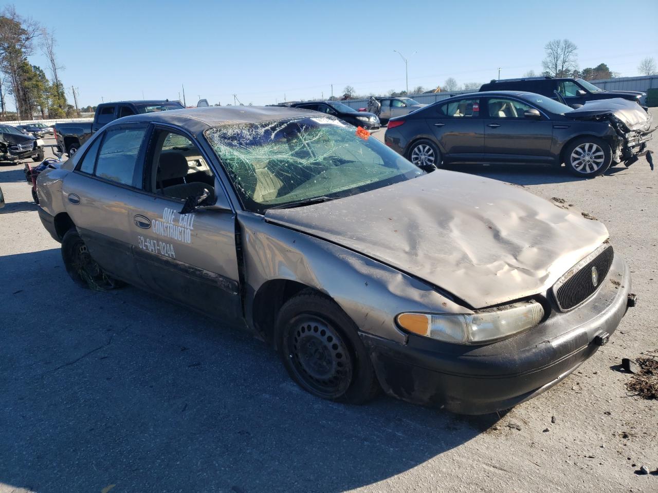 2002 Buick Century VIN 2G4WS52J021207627 Copart auction photo, all over / frame damage damage thumbnail 4