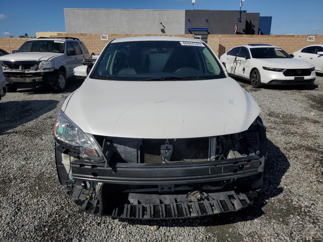 2013 Nissan Sentra VIN 3N1AB7APXDL774710 Copart auction photo, front end / minor dent/scratches damage thumbnail 5