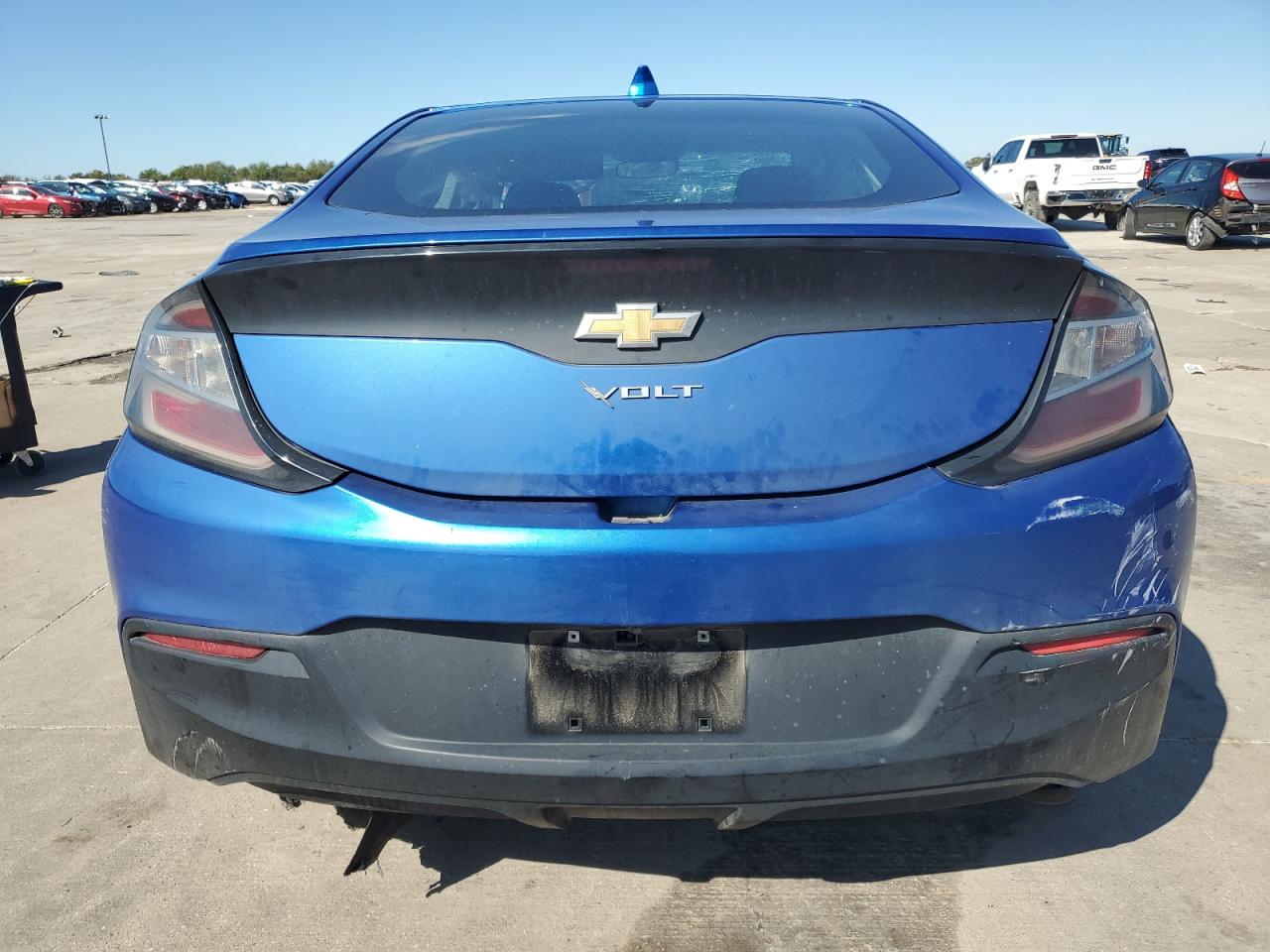 2018 Chevrolet Volt VIN 1G1RC6S54JU117903 Copart auction photo, side / front end damage thumbnail 6