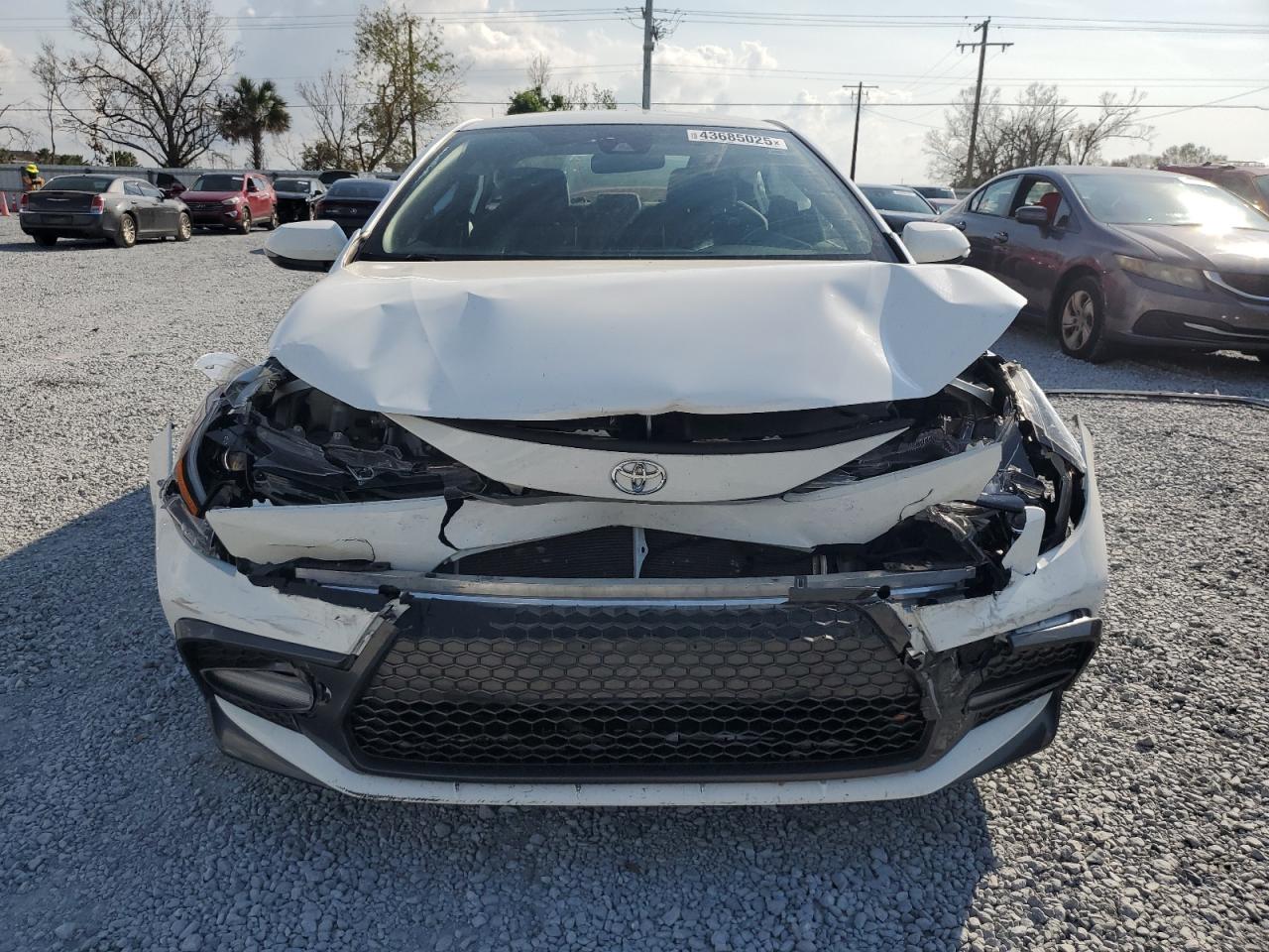2020 Toyota Corolla VIN JTDS4RCE8LJ028345 Copart auction photo, front end damage thumbnail 5