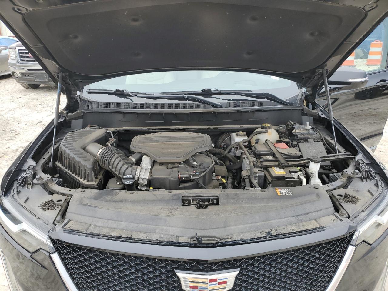 2021 Cadillac XT6 VIN 1GYKPGRS3MZ140296 Copart auction photo, rear end / side damage thumbnail 12